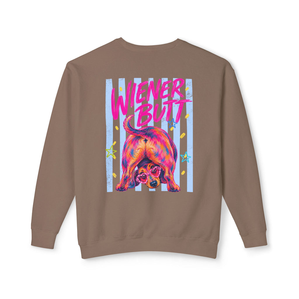 Guess What? Weiner Butt! Dachshund Graphic Sweater