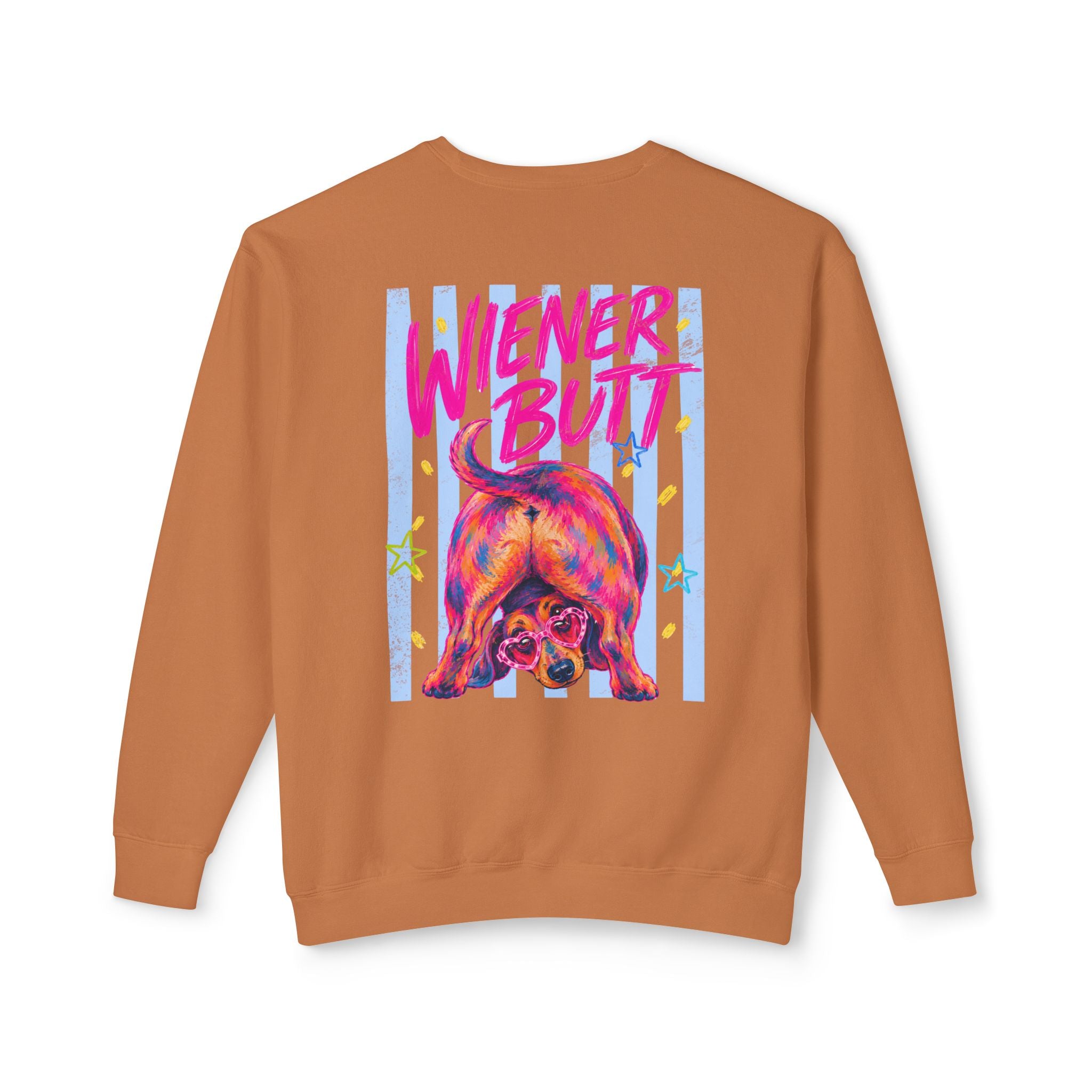 Guess What? Weiner Butt! Dachshund Graphic Sweater