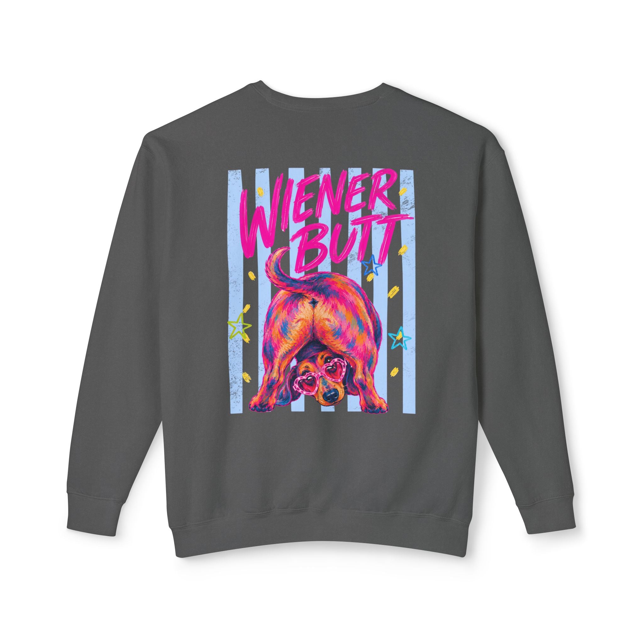 Guess What? Weiner Butt! Dachshund Graphic Sweater