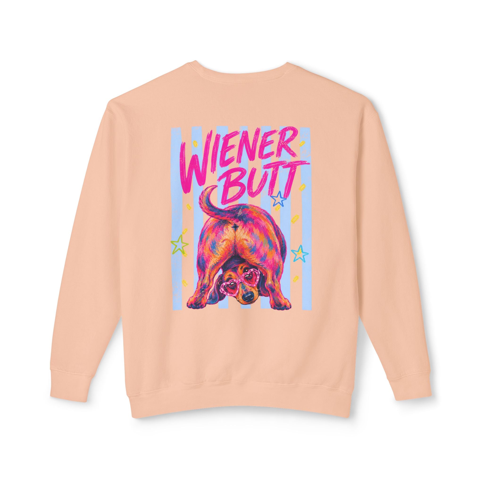 Guess What? Weiner Butt! Dachshund Graphic Sweater
